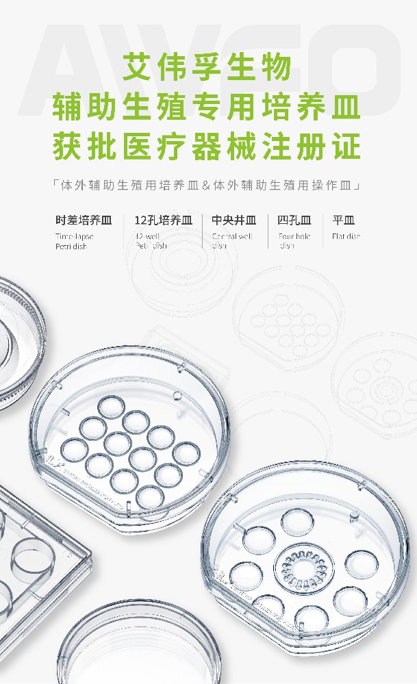 喜報(bào) | 艾偉孚生物輔助生殖專(zhuān)用培養(yǎng)皿已獲批醫(yī)療器械注冊(cè)證！
